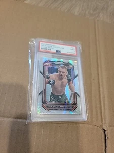 2023 Panini UFC Jack Della Maddalena Silver Hyper Prizm RC PSA 9 Pop 9 Sleeved - Picture 1 of 6