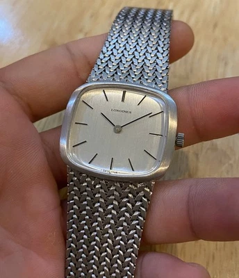 vintage Longines Intergrated bracelet rare SK marking Winding PLS READ - Image 1 of 4