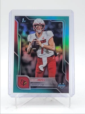 MILLER MOSS 2025 BOWMAN UNIVERSITY CHROME 1ST AQUA REFRACTOR A /325 Q4282 - Image 1 of 2