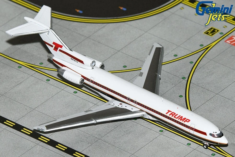 GEMINI JETS TRUMP SHUTTLE BOEING 727-200 1:400 DIECAST MODEL GJTPS2176  IN STOCK - Image 1 of 1