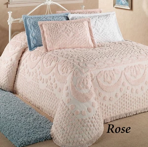 Kingston Pastel Tufted Chenille Bedspread - Picture 1 of 3