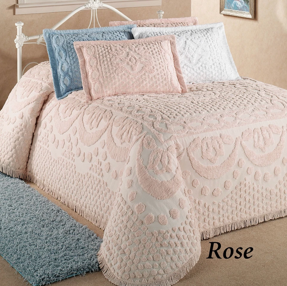 Kingston Pastel Tufted Chenille Bedspread - Image 1 of 3