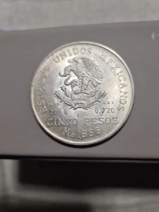 EEUU Mexicanos 5 Pesos 1953 -Plata (.720) 27.9g - Imagen 1 de 2