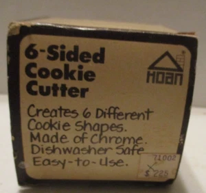 Vintage Huan 6 SIDED COOKIE CUTTER - Picture 1 of 7