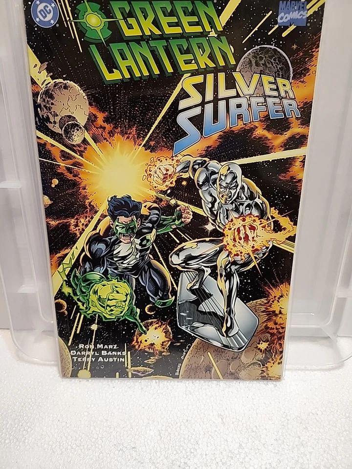 GREEN LANTERN / SILVER SURFER #1 1995 DC/Marvel Crossover NM - Imagem 1 de 1