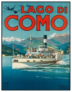 TRAVEL POSTERS 9002 Lago di Como  11 x 14 - Picture 1 of 4