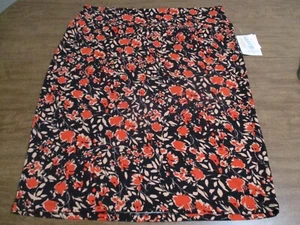GONNA LULAROE CASSIE MULTICOLORE NERO ARANCIONE FLOREALE TAGLIA 3XL - Foto 1 di 4