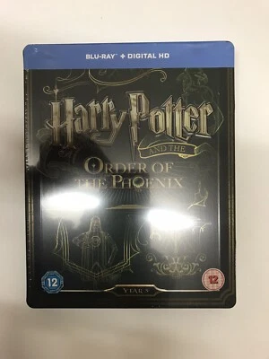 Harry Potter And The Order Of The Phoenix UK Blu Ray Steelbook In Delivery Box - Image 1 of 4