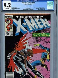 X-Men #201 GCG 9.2 NM- 1986 Marvel Comics 1st Nathan Summers Cable Amricons K6 - Picture 1 of 3