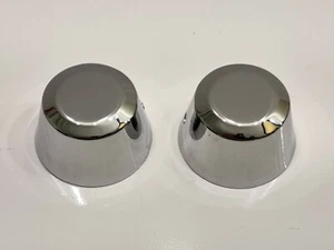Chrome Axle Covers Smooth Caps 08-19 Harley Davidson HD Touring Street Glide - Bild 1 von 2
