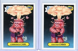 Garbage Pail Kids 30th Anniversary Adam Bomb's Don't CORRODED CARL/CRATER CHRIS - Picture 1 of 1