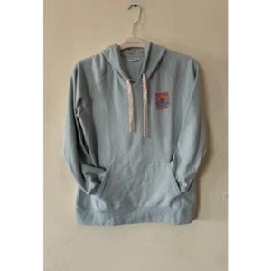 Rhythm Women's Vintage Graphic Dawn Hoodie Beach Sweatshirt Sky Blue Size L NWT - Picture 1 of 8
