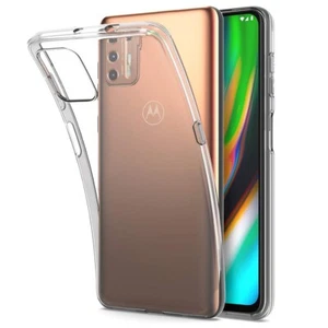 For MOTOROLA MOTO G9 PLUS CLEAR CASE SHOCKPROOF ULTRA THIN GEL SILICONE TPU BACK - Photo 1 sur 9