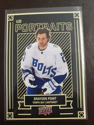 2022-23 Upper Deck Series 1 - UD Portraits #P-5 Brayden Point - Image 1 of 2