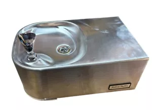 HALSEY TAYLOR Drinking Fountain,Wall Mount, 7433003683, Stainless Steel - Picture 1 of 8