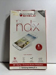 NEW ZAGG INVISIBLE SHIELD HDX SCREEN PROTECTOR FOR SAMSUNG GALAXY S6 - Picture 1 of 1