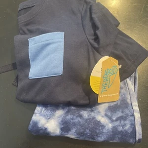 NWT - ThereAbouts Boy’s Pajama Set -Flame Resistant Sleepwear- 10/12 - 2 PCS - Picture 1 of 3