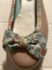 London Sole Liberty Fabric Shoes Ballet Flats Pink Patent Size 7 Coquette