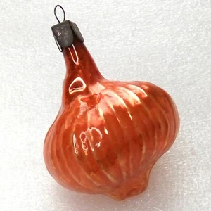 Old Vintage Ukrainian Glass Christmas Fir-Tree Ornament Xmas Decoration Onion - Picture 1 of 6