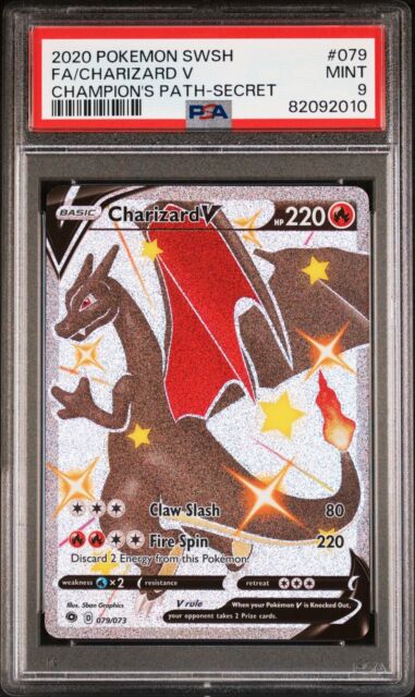 Carta Pokemon Shiny Charizard vendida por mais de $10.000