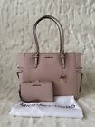 Michael Kors Gilly Large Drawstring Travel Tote + Double Zip Wristlet + Dustbag
