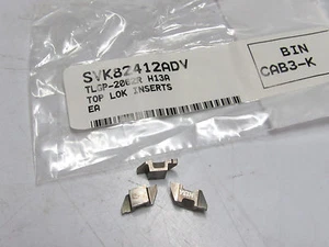 3 pcs SANDVIK TLGP-2062R Grade H13A Grooving Carbide Inserts - Picture 1 of 1