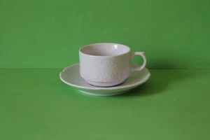 Seltmann Weiden Salzburg Weiss Gastro Teetasse und Untertasse Tasse Untere - Picture 1 of 2
