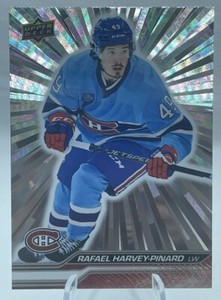 Rafael Harvey-Pinard 2023-24 Upper Deck Series 1 Hockey #95 Outburst Silver