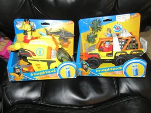 2 Imaginext Shark Patrol Deep Sea Sub and 6 Wheeler New in Box - Picture 1 of 6