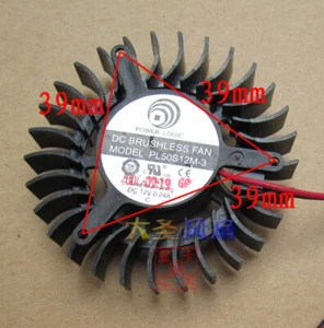 Power Logic PL50S12M 3 DC12V 0.24A 5510 5CM 55mm 55X55X10mm Cooling Fan - Picture 1 of 4