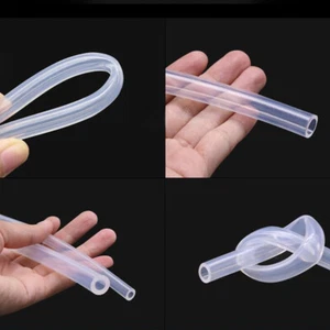 Food Grade Water Beer Air Pump Mini Hose Pipe Transparent Silicone Rubber Tube - Picture 1 of 7