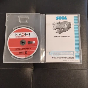SEGA NAOMI VIRTUA STRIKER 3 SERVICE MANUAL + GD ROM SYSTEM - Foto 1 di 4