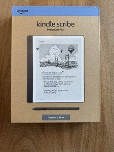 2024 Amazon - Kindle Scribe Tungsten 32gb Premium Pen (2nd Gen) - Picture 1 of 2
