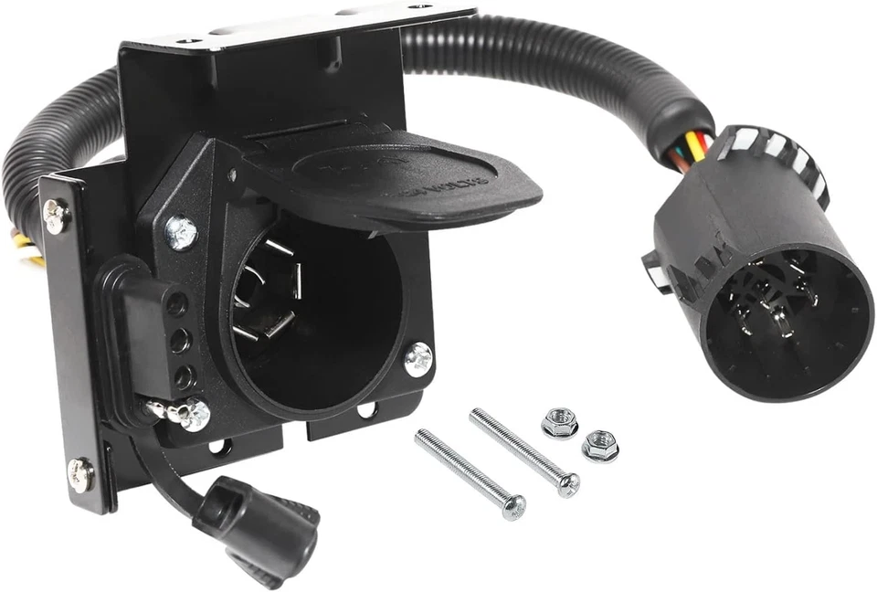 Adaptador de cableado de remolque plano de 4 vías y hoja de remolque MECMO Multi-Tow para Ford GM Ra Foto 1 de 4