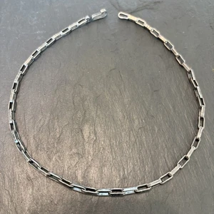 Jolanta Pawlak Fine Art Sterlingsilber Handarbeit Büroklammer schwere Kette 21 g 17 Zoll - Bild 1 von 7