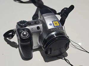 Sony DSC-H5 Digital Camera 7.2MP Super SteadyShot Carl Zeiss Vario Case Japan - Picture 1 of 8