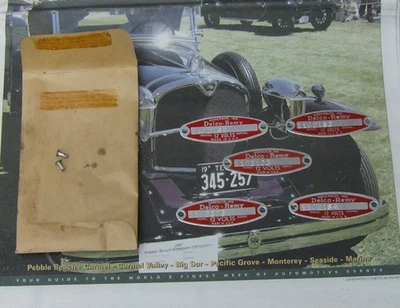 1950-е 1960-е НОВЫЕ ИЗ СТАРЫХ ЗАПАСОВ БИРКИ ГЕНЕРАТОРА DELCO REMY CHEVY PONTIAC OLDS BUICK CADDY - Изображение 1 из 2