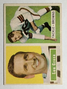 1957 Topps #28 Lou Groza (EX) - Picture 1 of 2