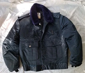 Chaqueta de bombardero Horace Tuffy Jac de colección para hombre pequeña abrigo de policía aislado azul - Imagen 1 de 7