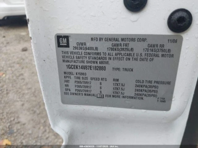 Medidor de velocímetro usado se adapta a: camioneta Chevrolet Silverado 1500 2007 estilo clásico Foto 1 de 4