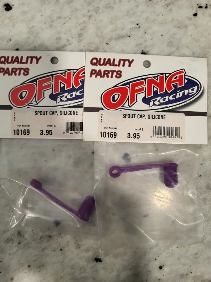 OFNA RACING OFNA 10169 TWIN TITAN SET OF 2 BRAND NEW PURPLE  SPOUTS SUPER RARE  - Image 1 of 1