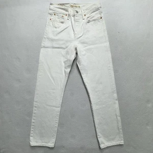 Levi’s Premium Wedgie Straight Jeans White Women’s Size 25 L28 High Rise - Picture 1 of 16