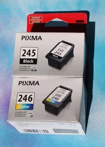 Canon 245 246 Black/Color Ink Cartridges for MX490 492 TR4520 Printer New in box - Picture 1 of 6