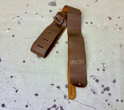 C.F. Correa de guitarra Martin de cuero marrón usada-de colección ~ años 80 Foto 1 de 4