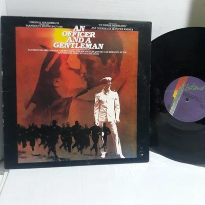 An Officer And A Gentleman 1982 Movie Soundtrack Island Records 90017-1 Ex VINYL Foto 1 de 4