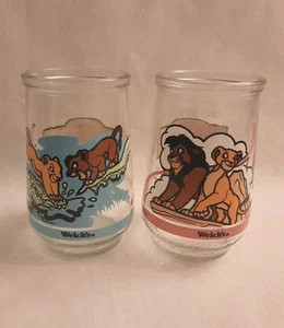Welch's & Disney König der Löwen II Simba's Pride Marmeladenglas Glas 2 Stück - Bild 1 von 5
