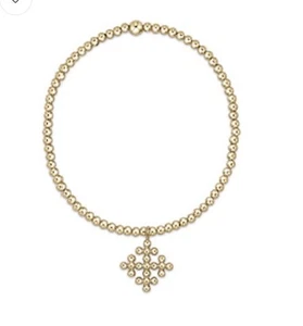 Enewton Signature Cross Gold Bead Bracelet $58 - Picture 1 of 6