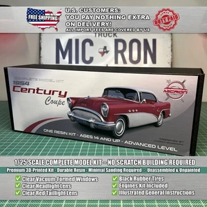 1/25 1954 Buick Century Coupe Resin Model Kit with Engine, Tires & Clears - Picture 1 of 15