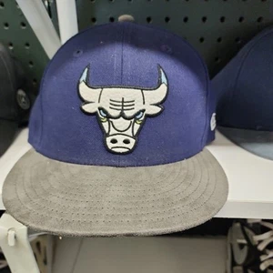 New Era Chicago Bulls Purple and White hat. - Picture 1 of 2