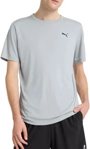 Camiseta activa manga corta PUMA para hombre | Gris | 2X-grande - Imagen 1 de 2